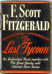 Fitzgerald Last Tycoon book Dust-Jacket