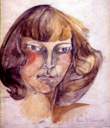 Zelda Fitzgerald self portrait